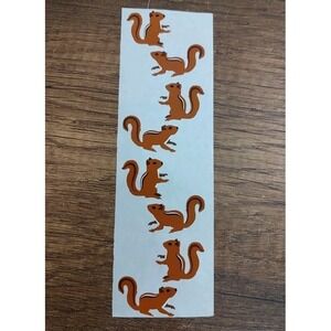 Mrs. Grossman's Stickers ANIMALS SQUIRRELS Retired 1995 Creative Memories S281